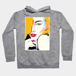 Blonde Girl Mesmerize Hoodie